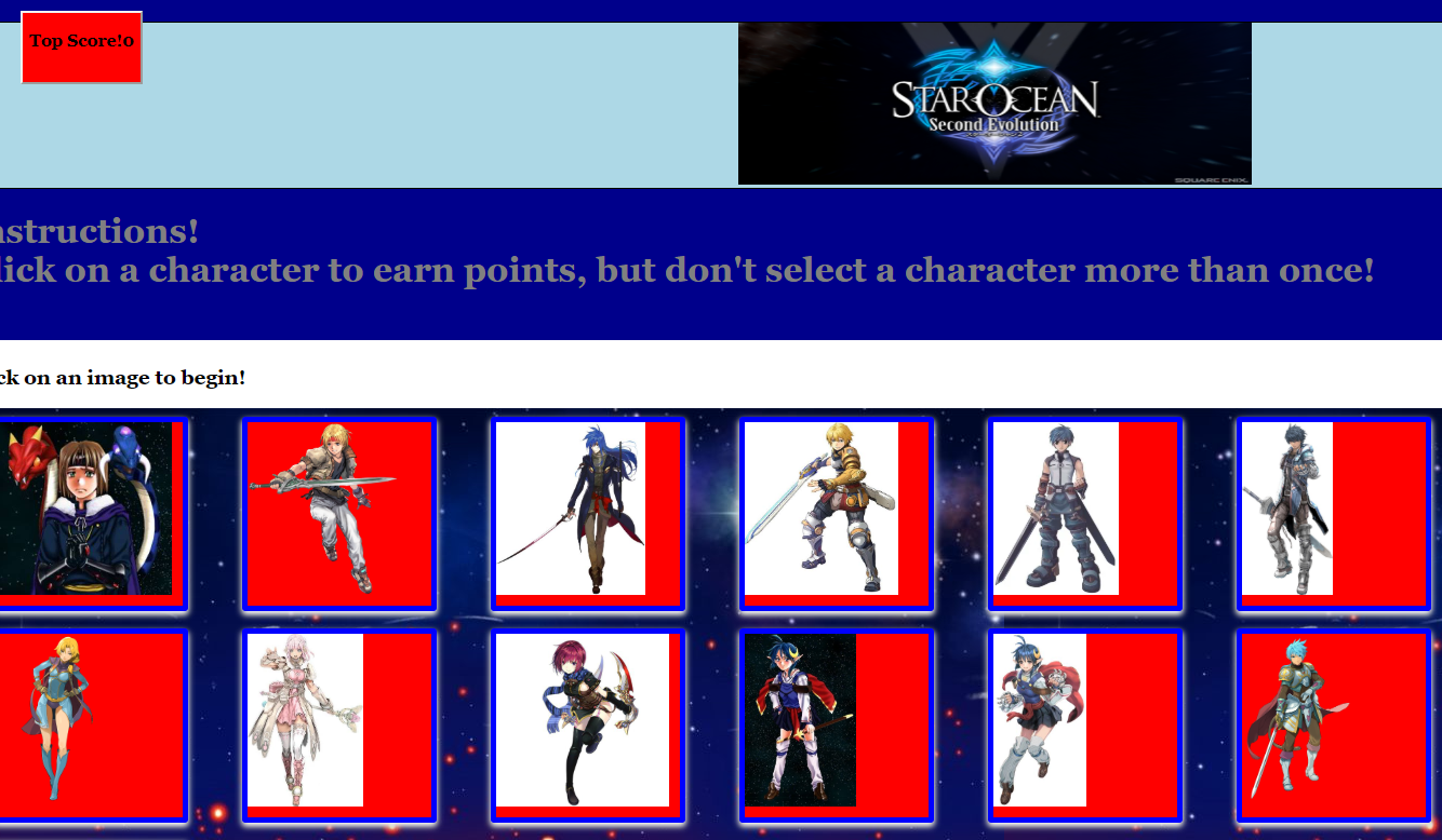 Star Ocean Clicker